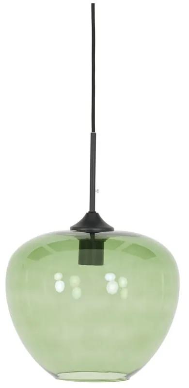 Зелена лампа за таван със стъклен абажур ø 30 cm Mayson - Light &amp; Living