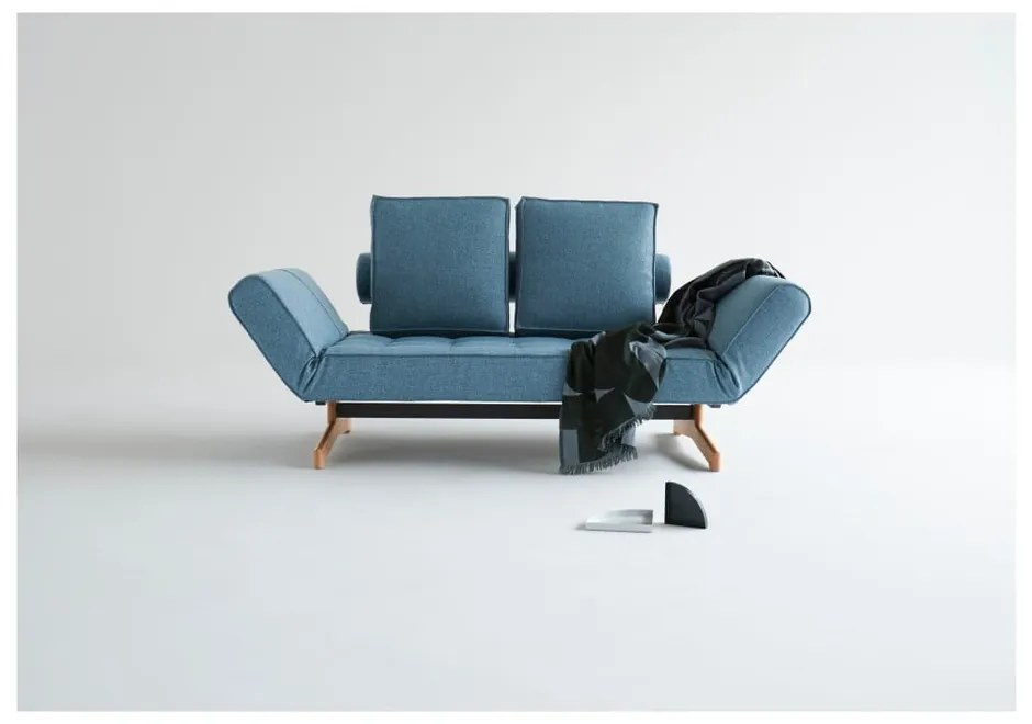 Светлосиня лежанка Innovation Ghia Chrome Mixed Dance Light Blue