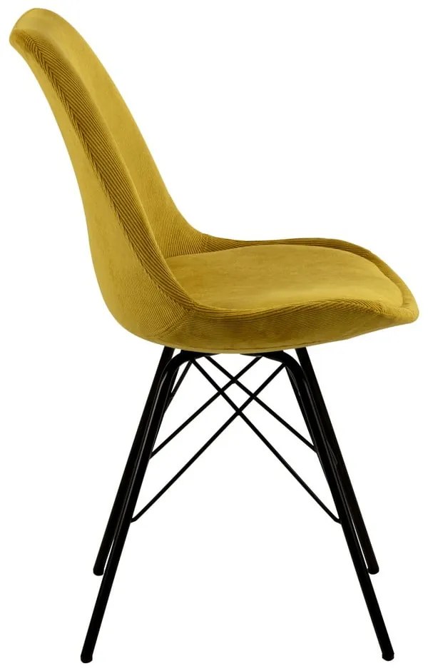 Жълт трапезен стол Eris - Actona