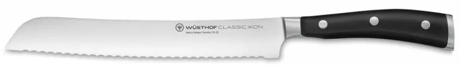Wüsthof CLASSIC IKON нож за хляб 20 см, черна дръжка