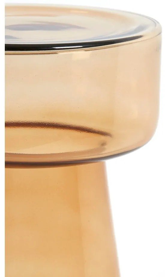 Стъклена кръгла странична масичка ø 30 cm Dakwa – Light &amp; Living