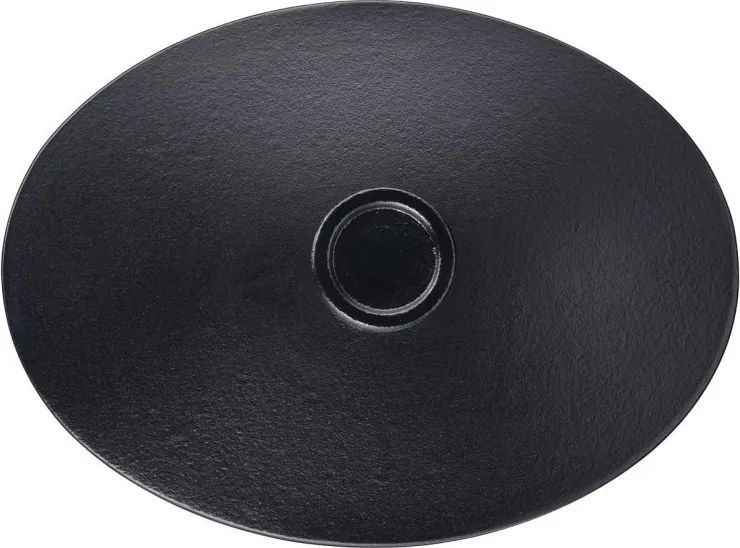 Чугунена тенджера Tefal E2125455 Jamie Oliver, 5.1 л, 45 см, Овална форма, До 250C, Емайлирана, Индукция, Черен