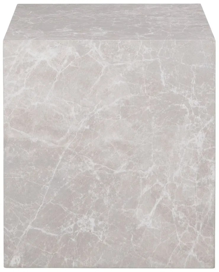 Странична масичка от декор от мрамор 40x40 cm Prague – House Nordic