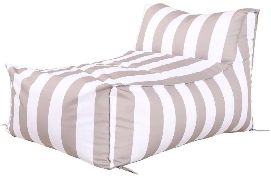 Градински чувал за сядане в бял и сив цвят – Bonami Essentials