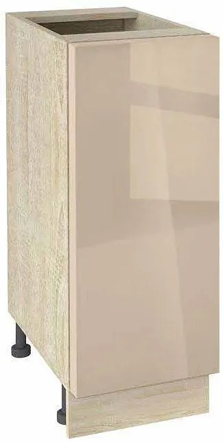 Долен шкаф МДФ Глосмакс 301(30см) Сонома