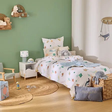 Детско двулицево спално бельо atmosphera Sea, 140×200 cm, Памук