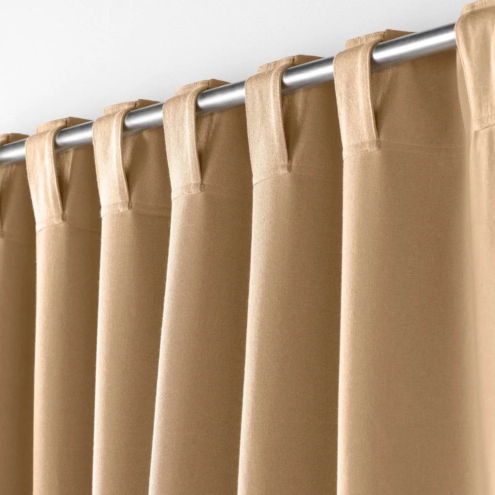 Светлокафява завеса 140x240 cm Mistraline – douceur d'intérieur