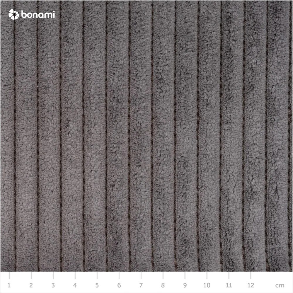 Тъмносив диван от велур 245 cm Nihad - Bobochic Paris