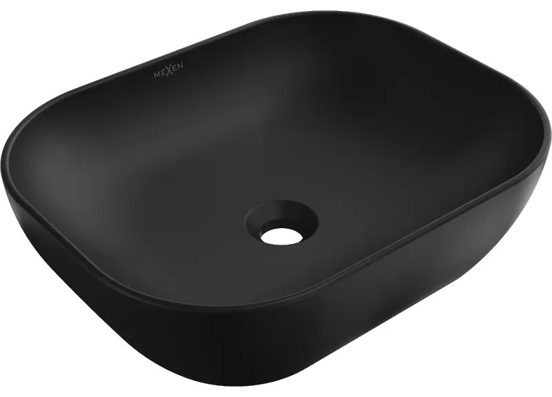 Mexen Rosa мивка над плот 50 x 40 см, черна мат - 21095085
