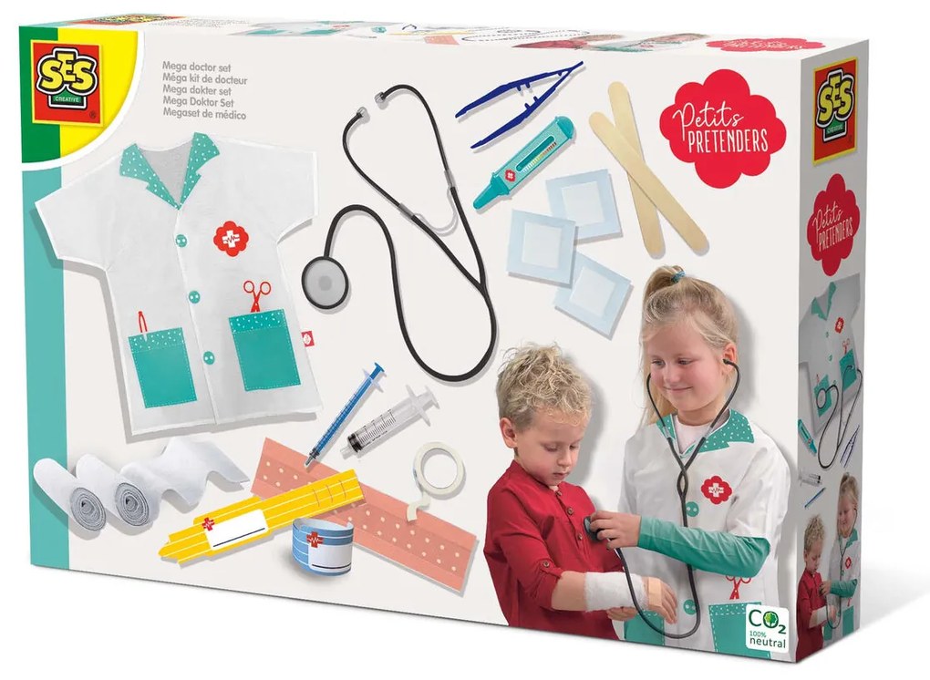 Играчка, Медицинска Чанта с Аксесоари SES Creative Mega Set