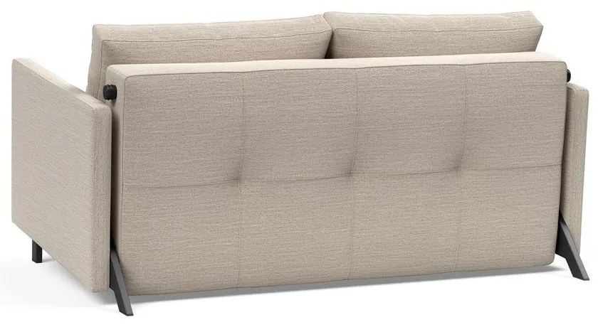 Бежов разтегателен диван с подлакътници , 140 см Cubed - Innovation