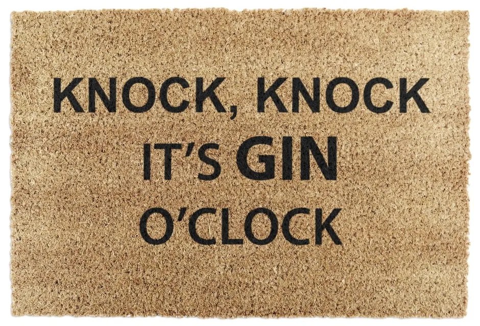 Изтривалка от кокосови влакна 40x60 cm Gin O'Clock – Artsy Doormats