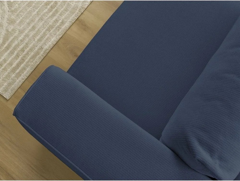 Син сгъваем/с място за съхранение диван 265 cm Ezechiel – Bobochic Paris