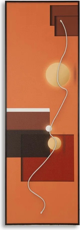 Печатна картина върху платно с включена рамка 50x150 cm LED – Mauro Ferretti