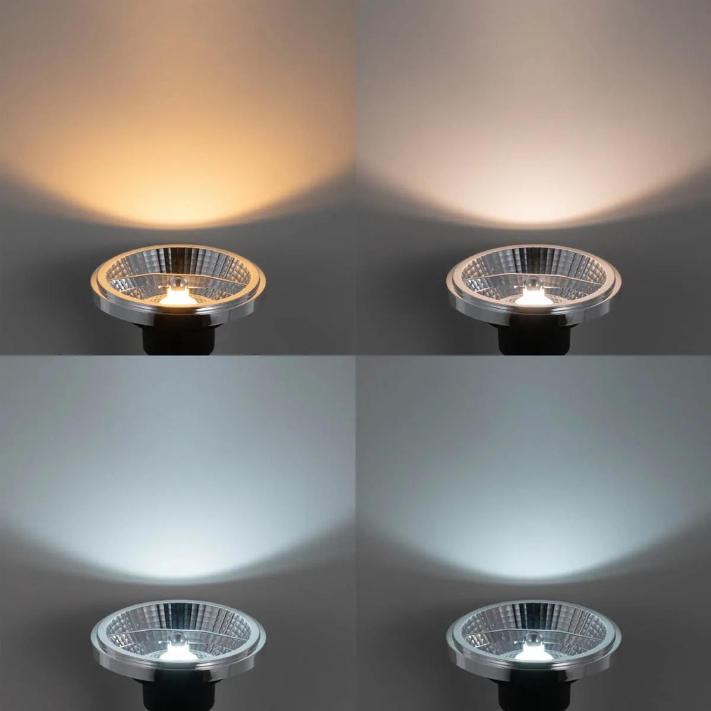 Интелигентна димируема GU10 LED крушка AR111 10W 800 lm 2200 - 6500K