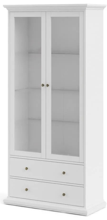 Бяла витрина 96x201 cm Paris – Tvilum