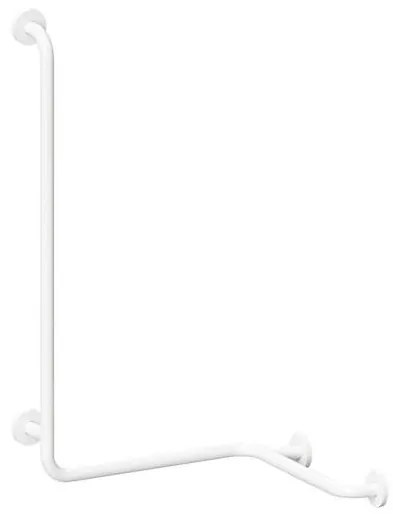 Дръжка за душ 66x118 см бяла