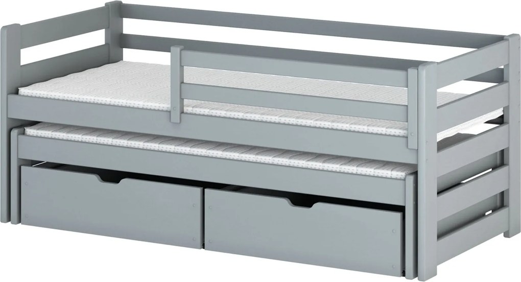 Детско легло Senso-Сиво-90 x 200