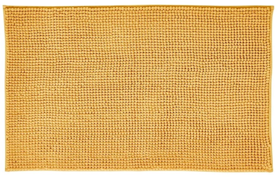 Жълта постелка за баня 80x50 cm Bobble - Catherine Lansfield