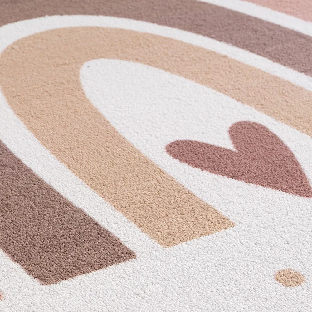Кремав детски килим подходящ за пране 160x230 cm Coco 1132 – Ayyildiz Carpets