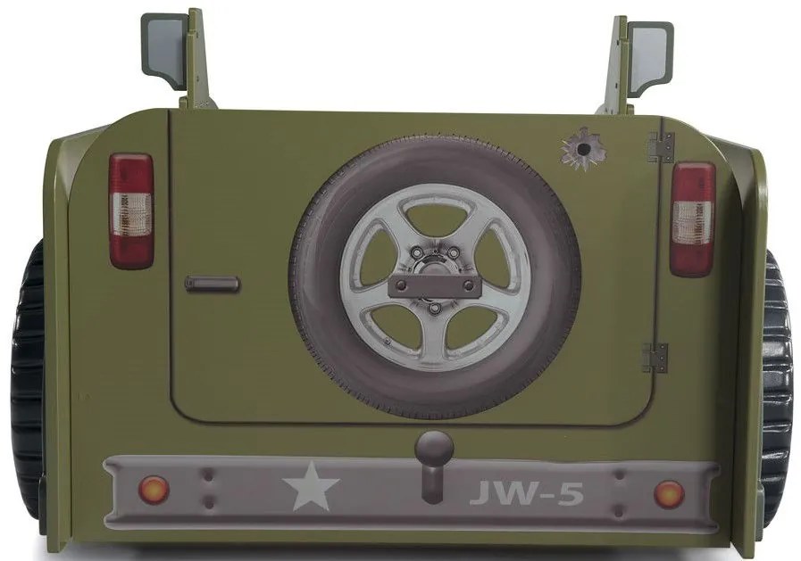 Детско легло Jeep-Prasino