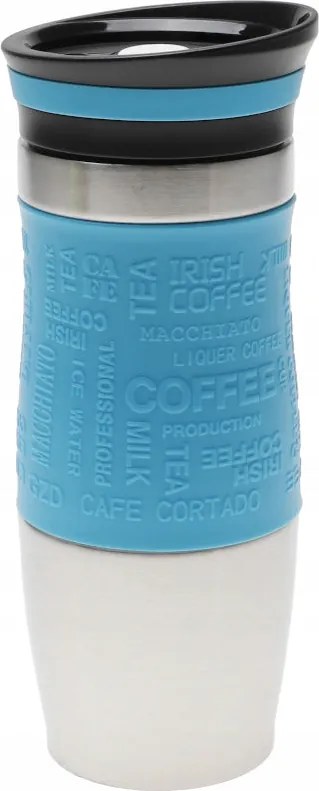 Термочаша zilner zl 4312, 480 мл, двойни стени, силиконова обвивка, неръждаема стомана, различни цветове