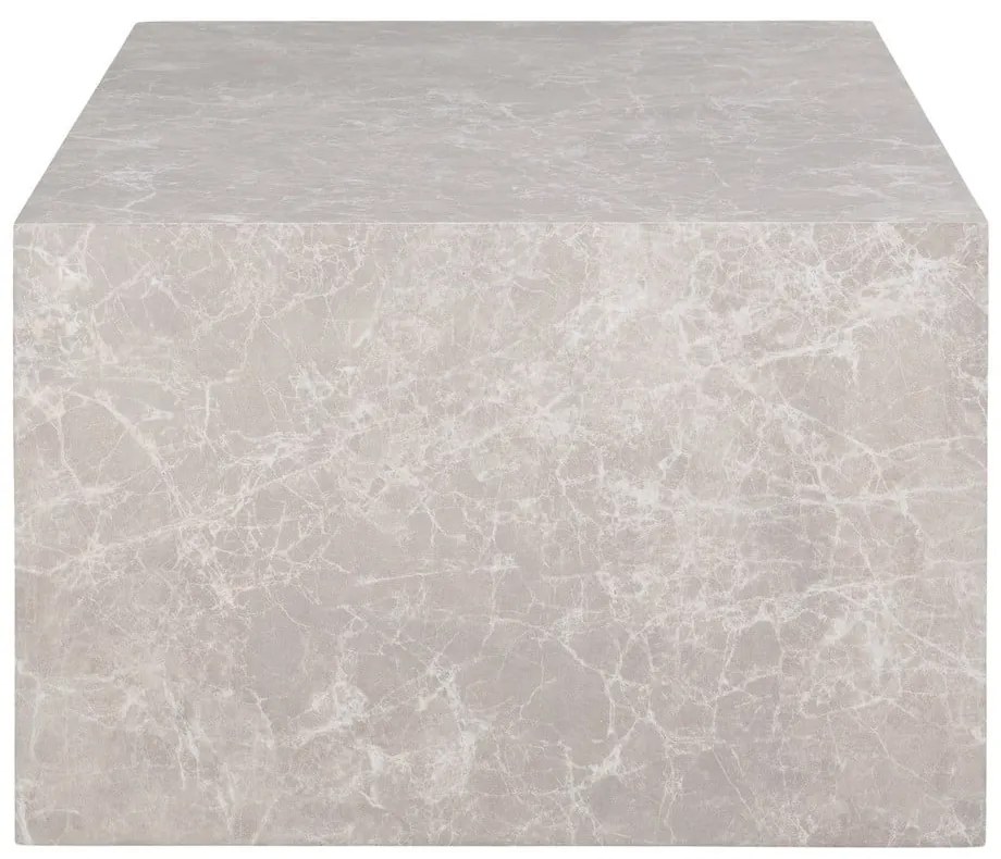 Бежова масичка за кафе от декор от мрамор 60x80 cm Prague – House Nordic