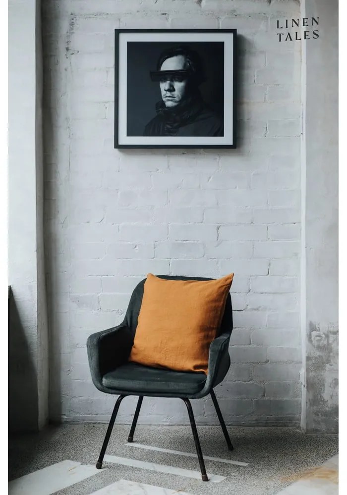 Ленена калъфка за възглавница 40x40 cm Hazelnut – Linen Tales