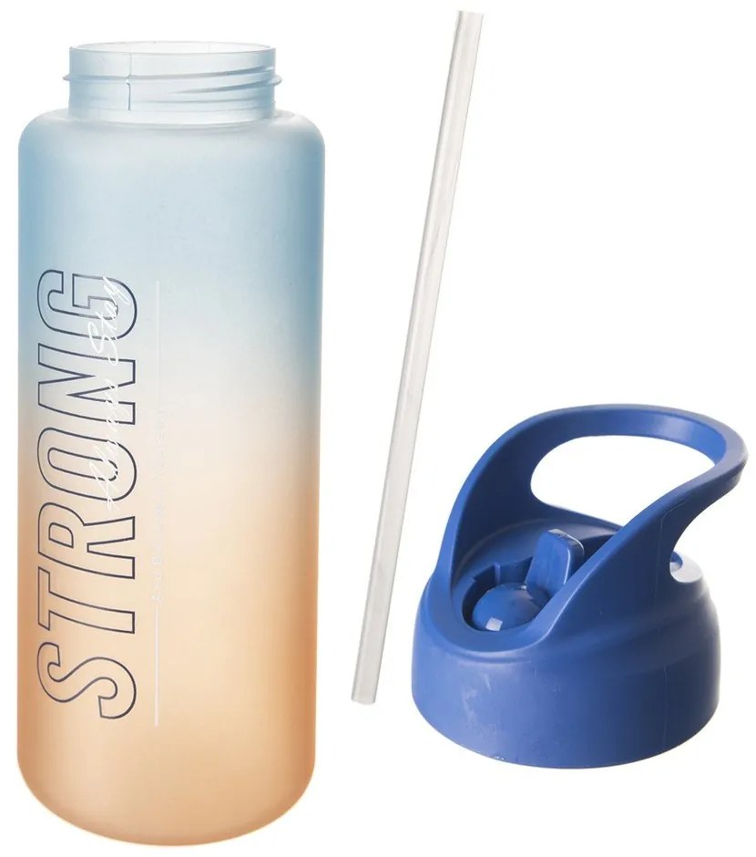 Оранжево-синя бутилка от тритан 1 л Moly - Orion