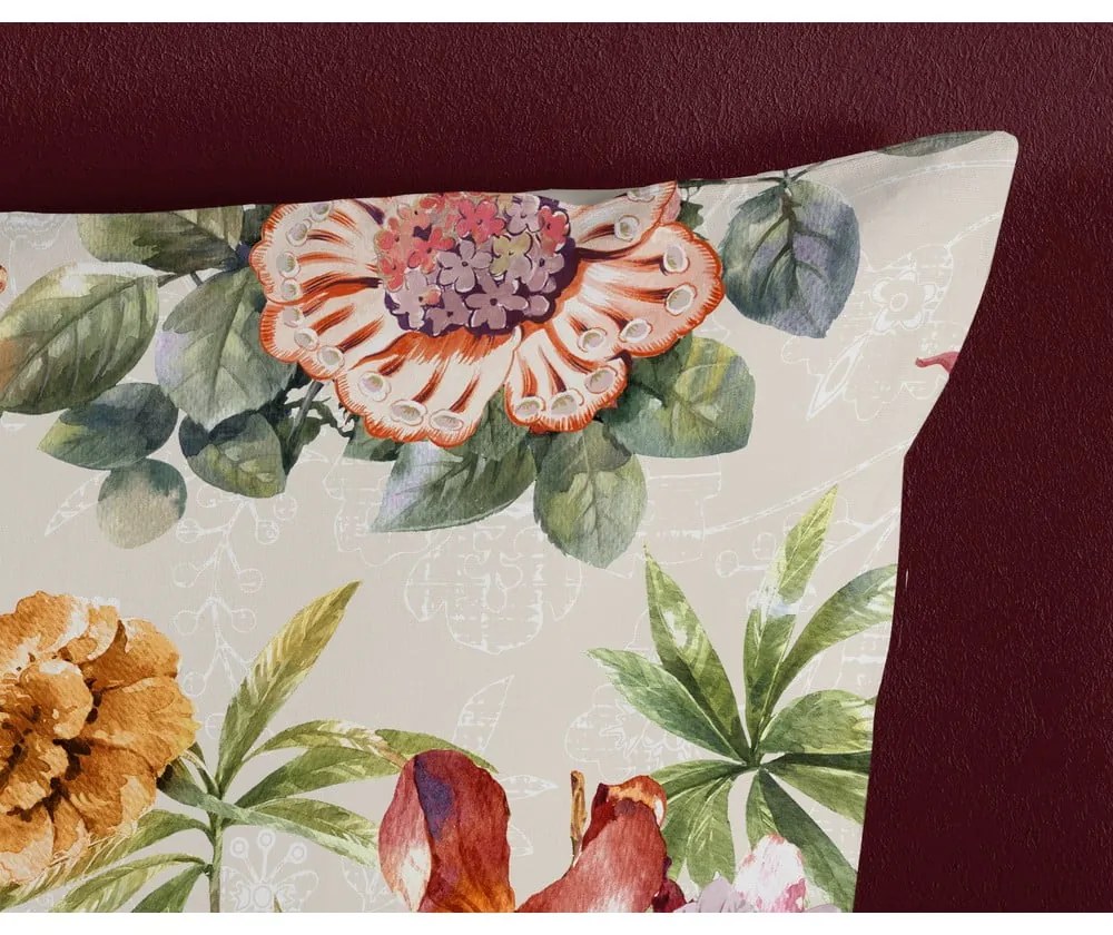 Бежово памучно спално бельо за единично легло 140x200 cm - Good Morning