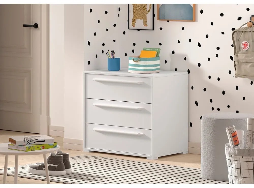 Бял детски скрин 68x62x43 cm Sam – Vipack