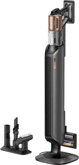 Вертикална прахосмукачка Dreame Z20 Station VZV25A, 715W, 250AW, 140000 об/мин, 3 степени, Станция със самоизпразване 3 л, 90 мин, HEPA H14, LED, Безчетков мотор, Черен