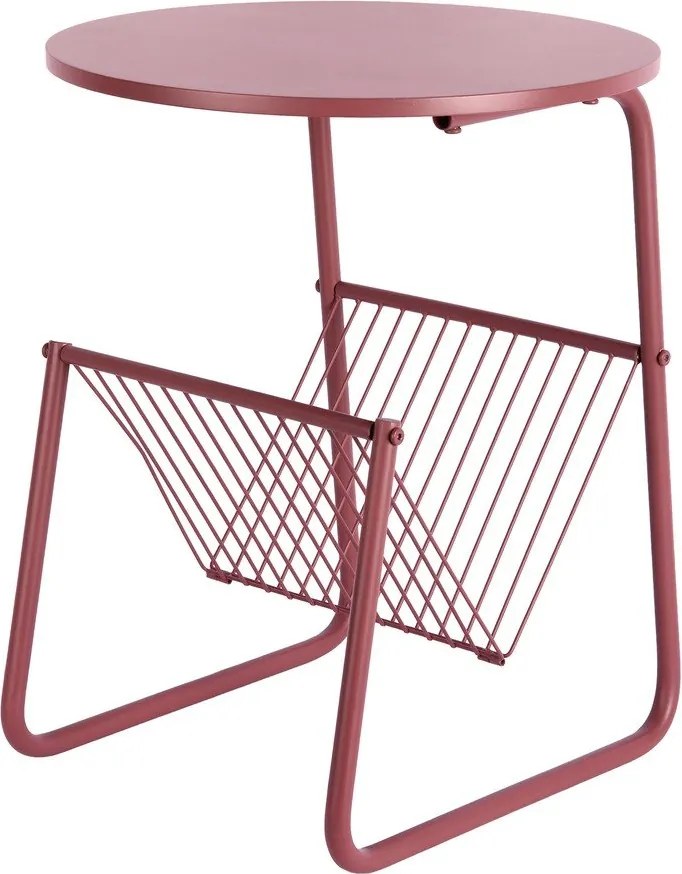 Метална кръгла странична масичка ø 40 cm Riqueza Revista – Leitmotiv