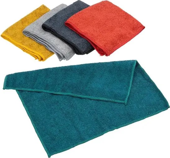 Комплект от 5 кърпи 5five, Микрофибър, 30x30 cm