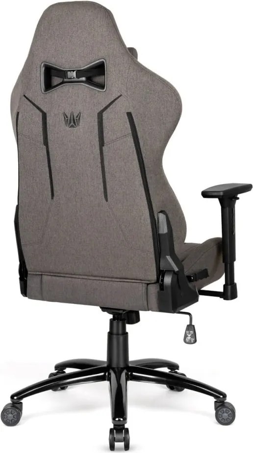 Ергономичен геймърски стол HC-1013 - сиво покритие от висококачествен плат