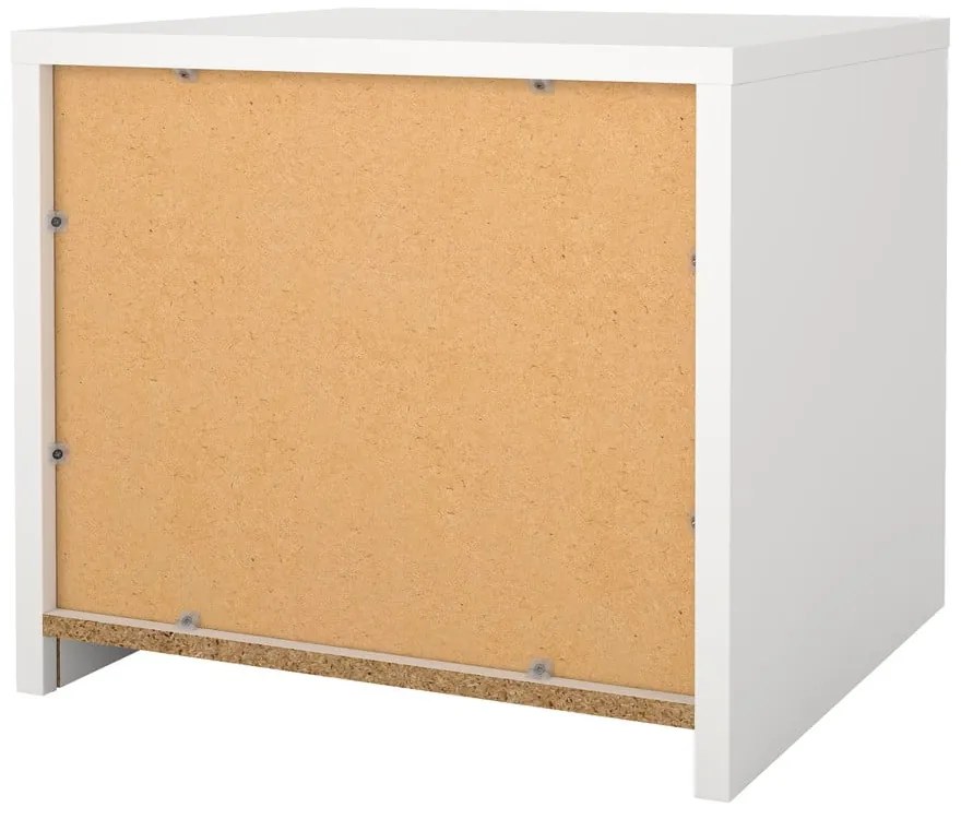 Бяло нощно шкафче Next – Tvilum