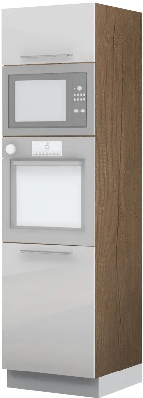 Висок подов шкаф за фурна Raval K21-60-RM-White glossy