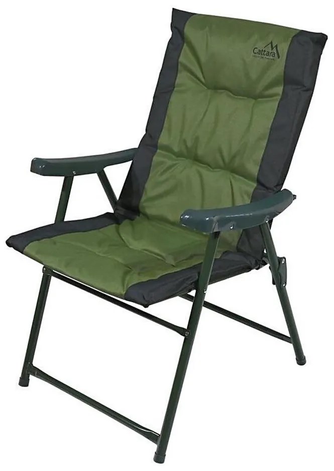 Сгъваем къмпинг стол в зелен цвят