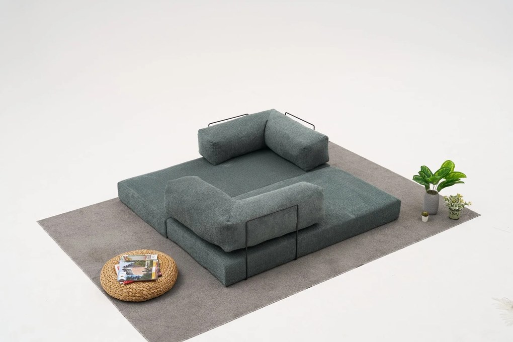 Троен диван Comfort, цвят Зелен