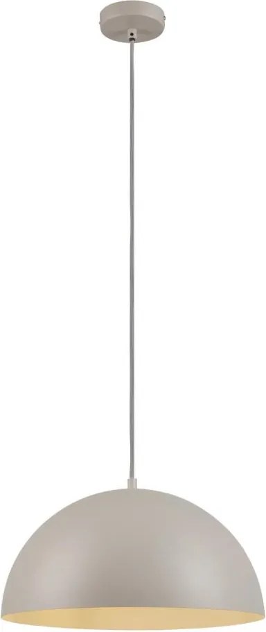 Schöner Wohnen 11728-39 - Пендант на кабел ALI 1xE27/25W/230V Ø 38 см сив