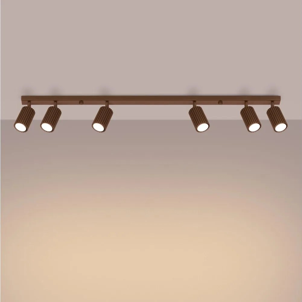 Brilagi - LED точково осветително тяло CRESTO 6xGU10/10W/230V кафяво