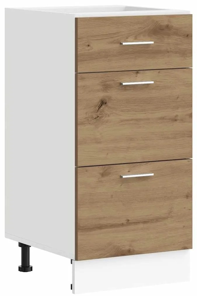 854219 vidaXL Долен шкаф Lyon Artisan Дъб 40x46x81,5 cm Инженерна дървесина