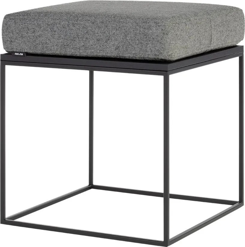 Сив тапициран стол Feo – noo.ma