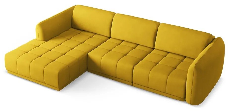 Жълт ъглов диван (ляв ъгъл) Hoku – Makamii