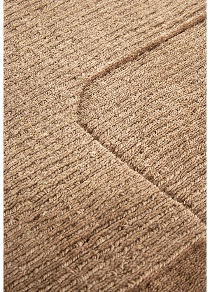 Бежова ръчно изработена вълнена пътека 80x250 cm Charlotte – Villeroy&amp;Boch