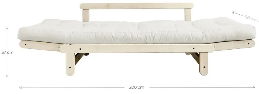 Променлив диван Natural Clear/Olive Green Beat - Karup Design