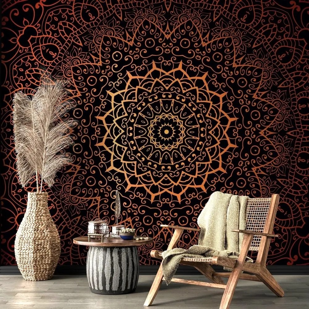Тапет – Винтидж Мандала в индийски стил
