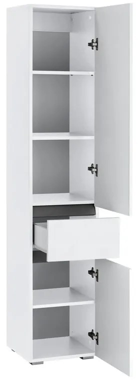 Бял шкаф за баня , 38 x 180 cm Wisla - Støraa