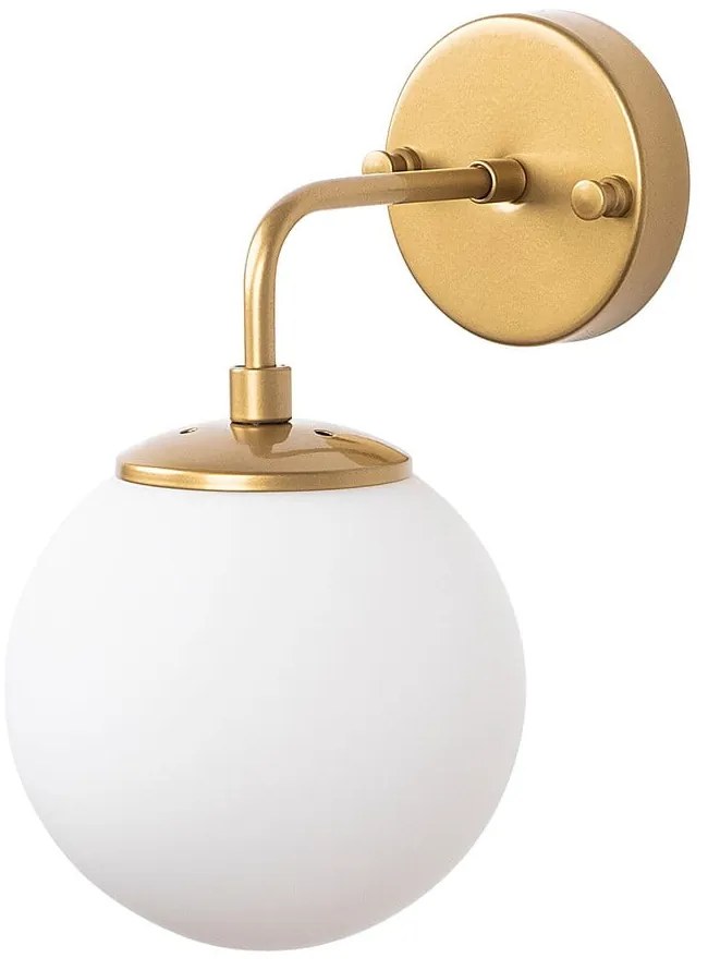 Стенна лампа в златисто Horn – Opviq lights