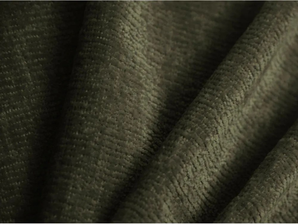 Зелено единично легло 90x200 cm тапицирано с място за съхранение с включена подматрачна рамка Amy – Micadoni